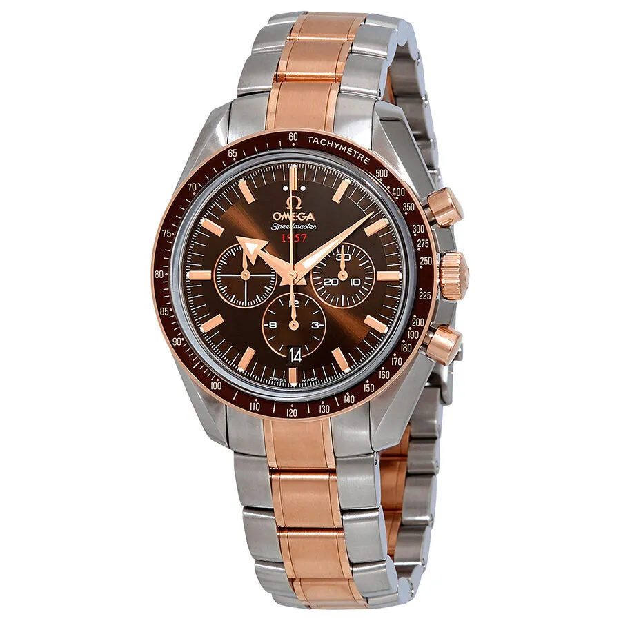 Omega Speedmaster Broad Arrow Chronograph Automatic Brown Dial Men's Watch 321.90.42.50.13.001