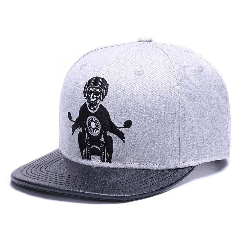 Original Skeleton Baseball Cap / Unisex Adjustable Snapback Hats / Punk Rock Style Caps