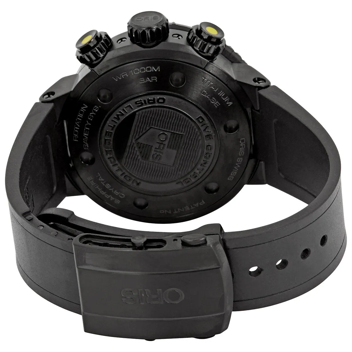 Oris Dive Control Limited Edition Chronograph Automatic Black Dial Men's Watch 01 774 7727 7784-SET