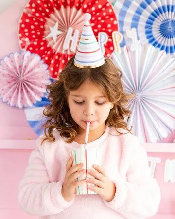 Oui Party Birthday Party Hat Set - 8 pack