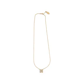 Pave Arrow Pendant Necklace in Gold