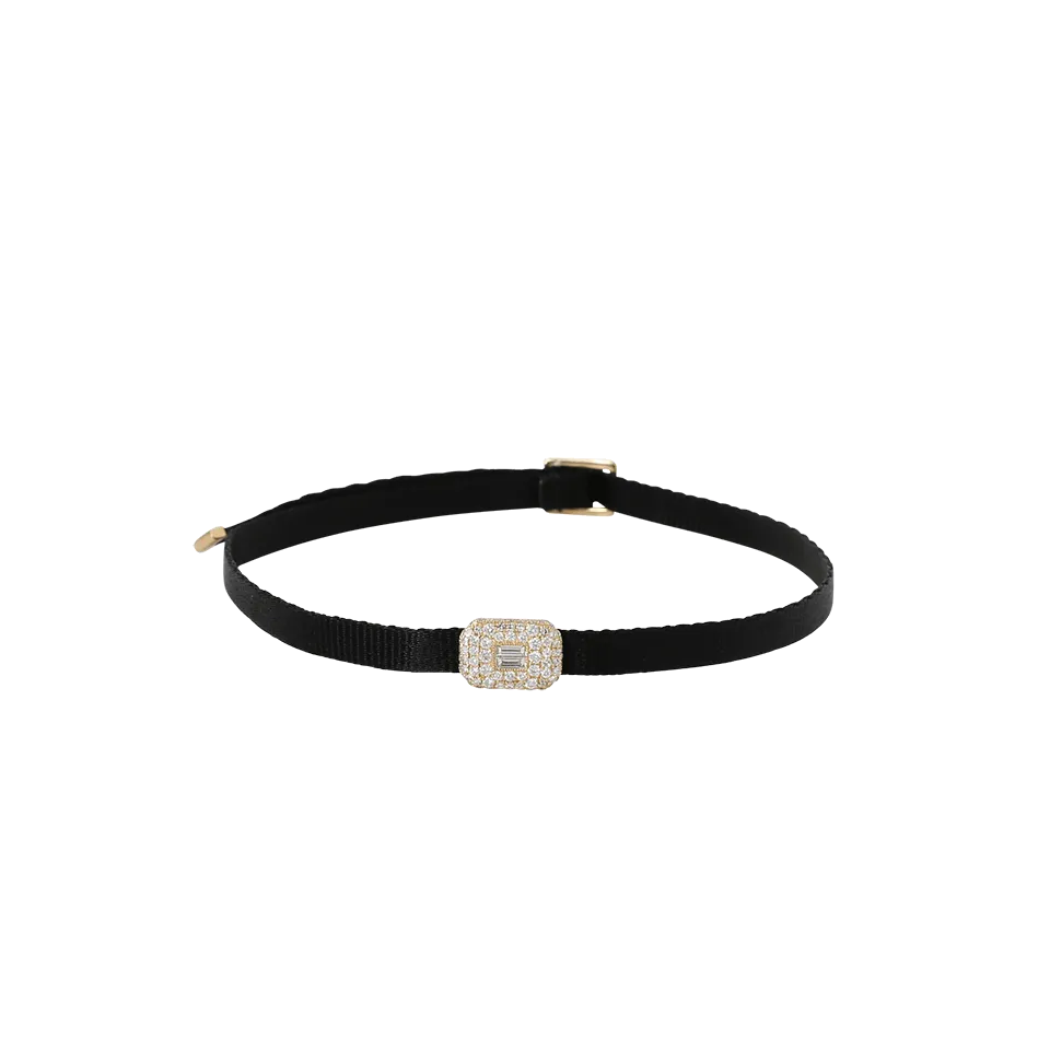 Pave Baguette Diamond Choker