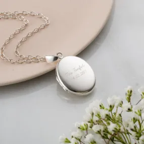 Personalised Wedding Locket Necklace