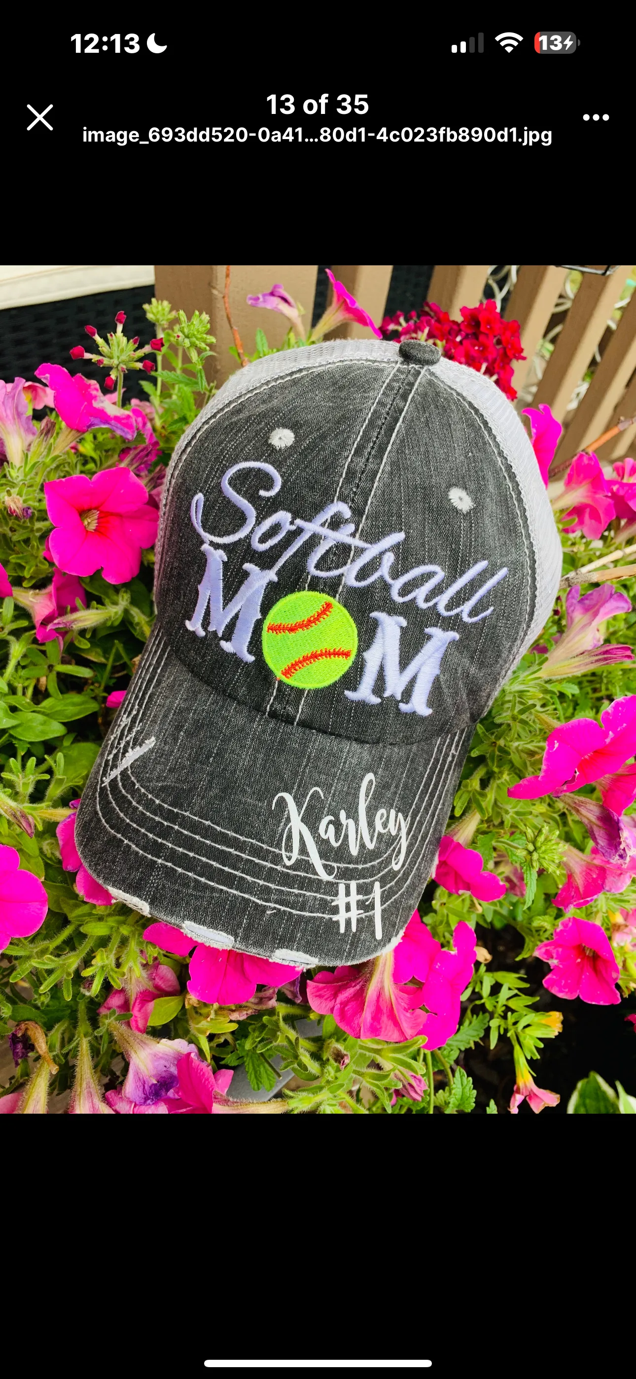 Personalized sports mom hats Baseball mom Softball mom Embroidered distressed trucker caps