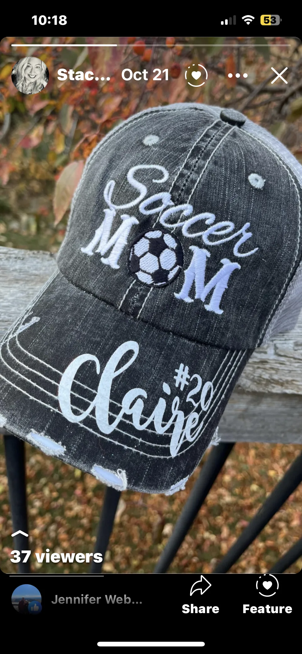 Personalized sports mom hats Baseball mom Softball mom Embroidered distressed trucker caps