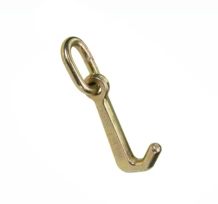Pink Tie-Down Straps w/loop end Mini J Hook & Chain Ratchets  4-Pack