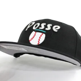 Pocatello Posse New Era 59Fifty Fitted Hat (Black Gray Under Brim)