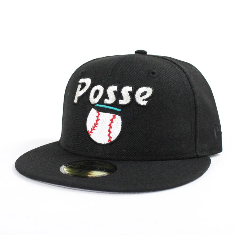 Pocatello Posse New Era 59Fifty Fitted Hat (Black Gray Under Brim)