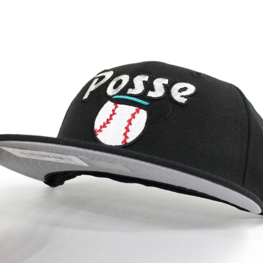 Pocatello Posse New Era 59Fifty Fitted Hat (Black Gray Under Brim)
