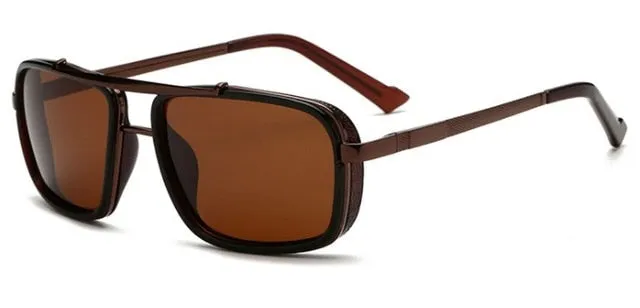 Polarized Lenses Aviator Square Sunglasses