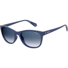 Polaroid Women's Sunglasses - Blue Rectangular Frame | POLAROID PLD 4099/S 0PJP/Z7