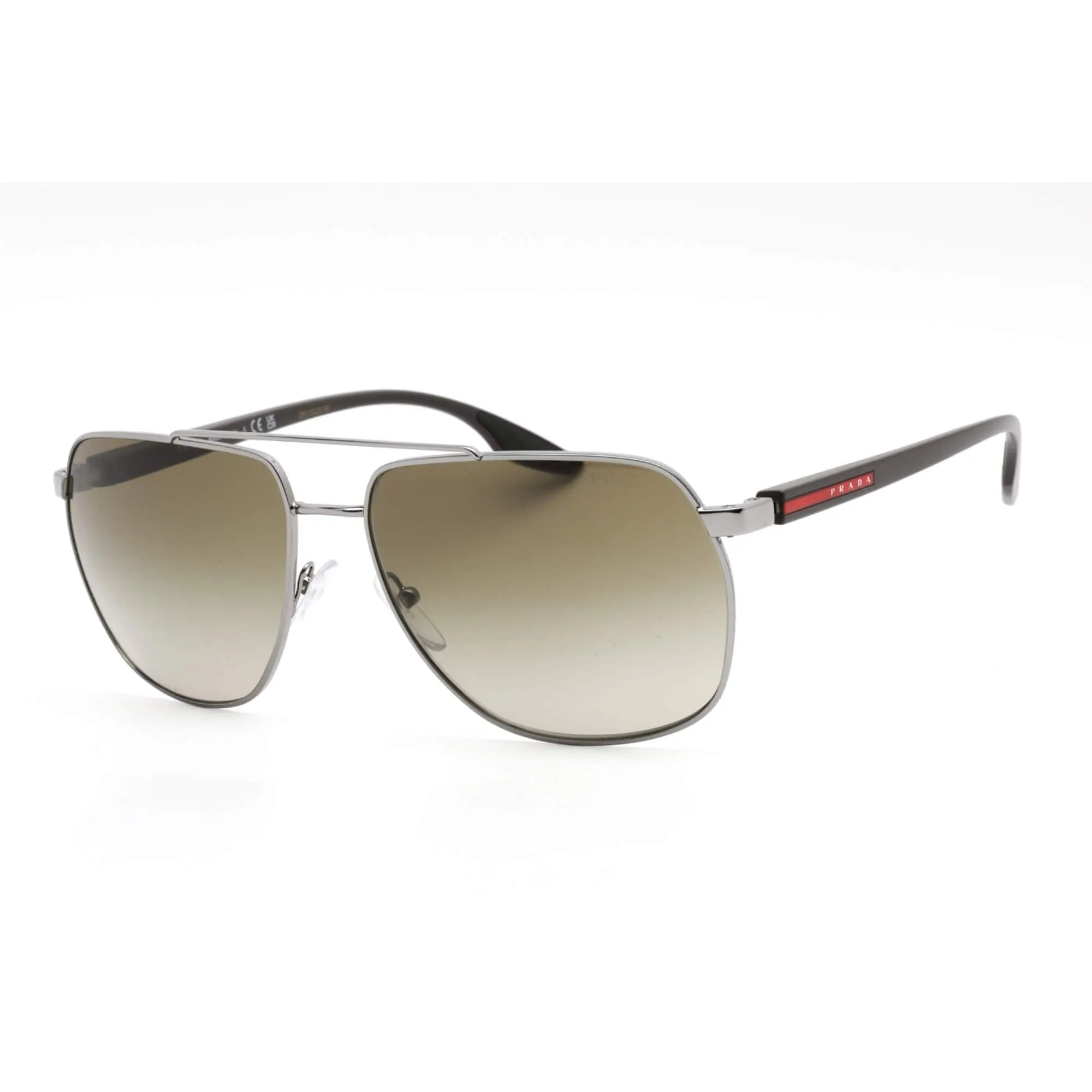 Prada Sport Men's Sunglasses - Gunmetal Frame Brown Gradient Lens | 0PS 55VS 5AV1X1