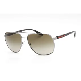 Prada Sport Men's Sunglasses - Gunmetal Frame Brown Gradient Lens | 0PS 55VS 5AV1X1
