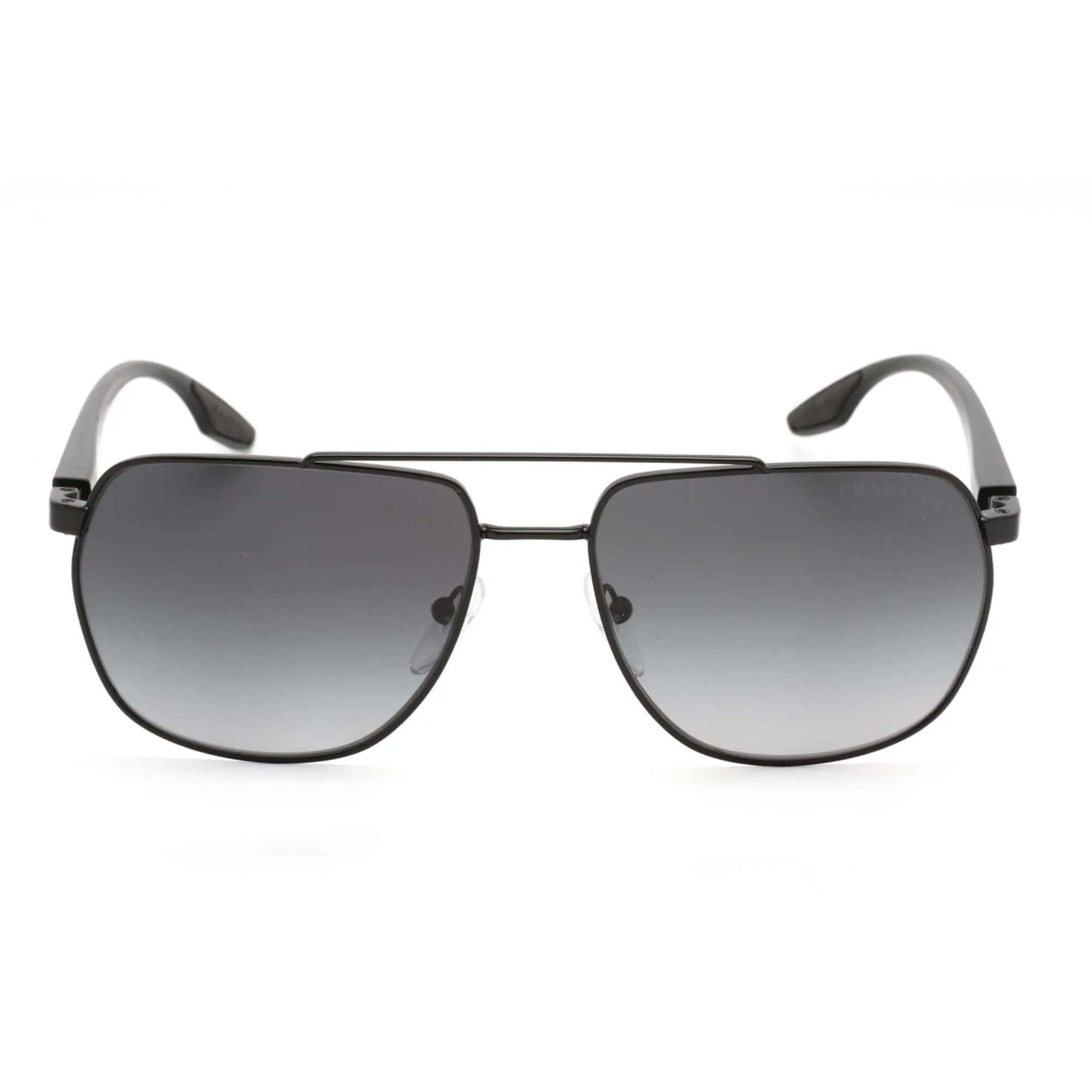 Prada Sport Men's Sunglasses - Matte Black Frame Grey Gradient Lens | 0PS 55VS 1BO5W1