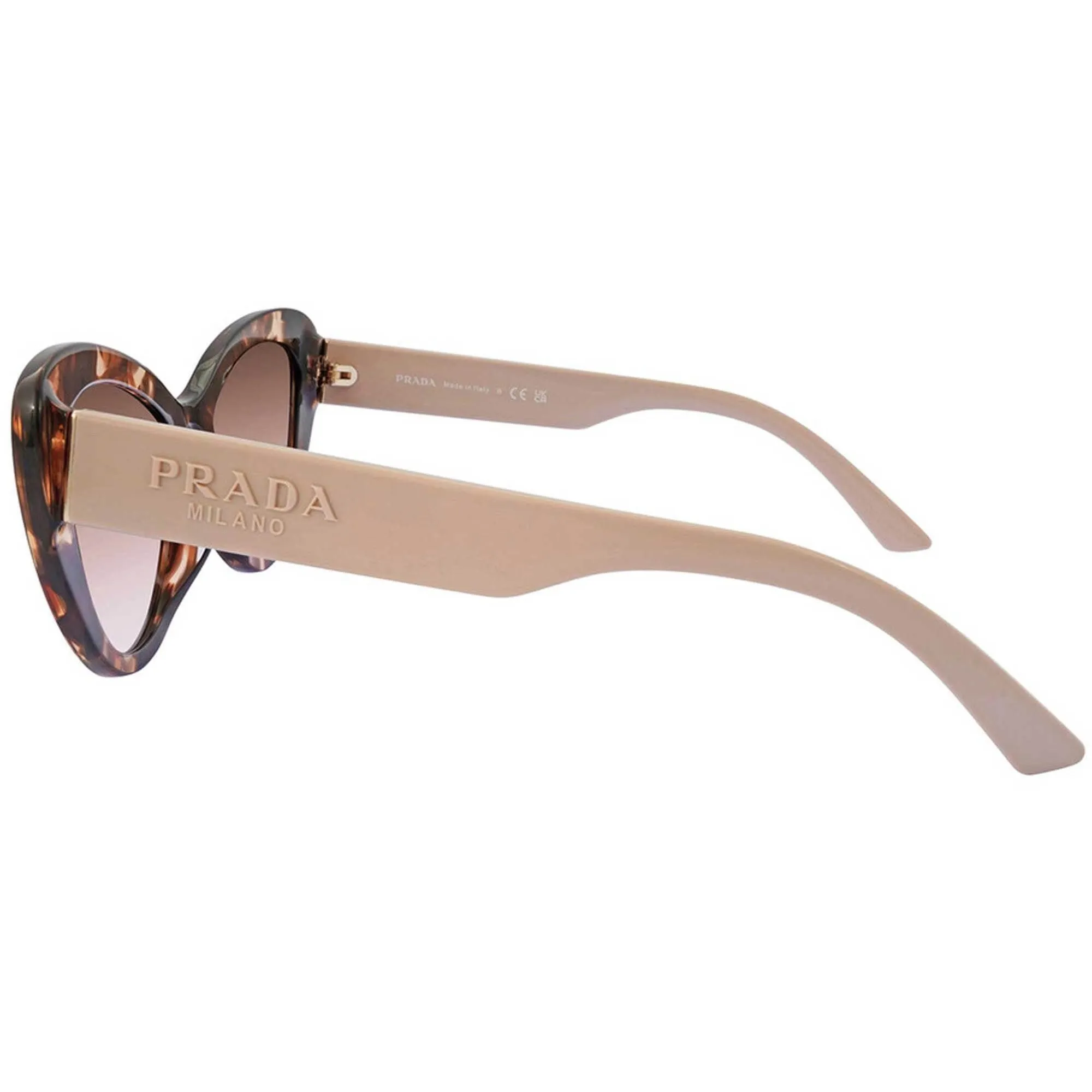 Prada Women's Sunglasses - Havana and Beige Cat Eye Frame | PRADA 0PR 13YSF 07R0A654