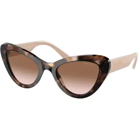 Prada Women's Sunglasses - Havana and Beige Cat Eye Frame | PRADA 0PR 13YSF 07R0A654