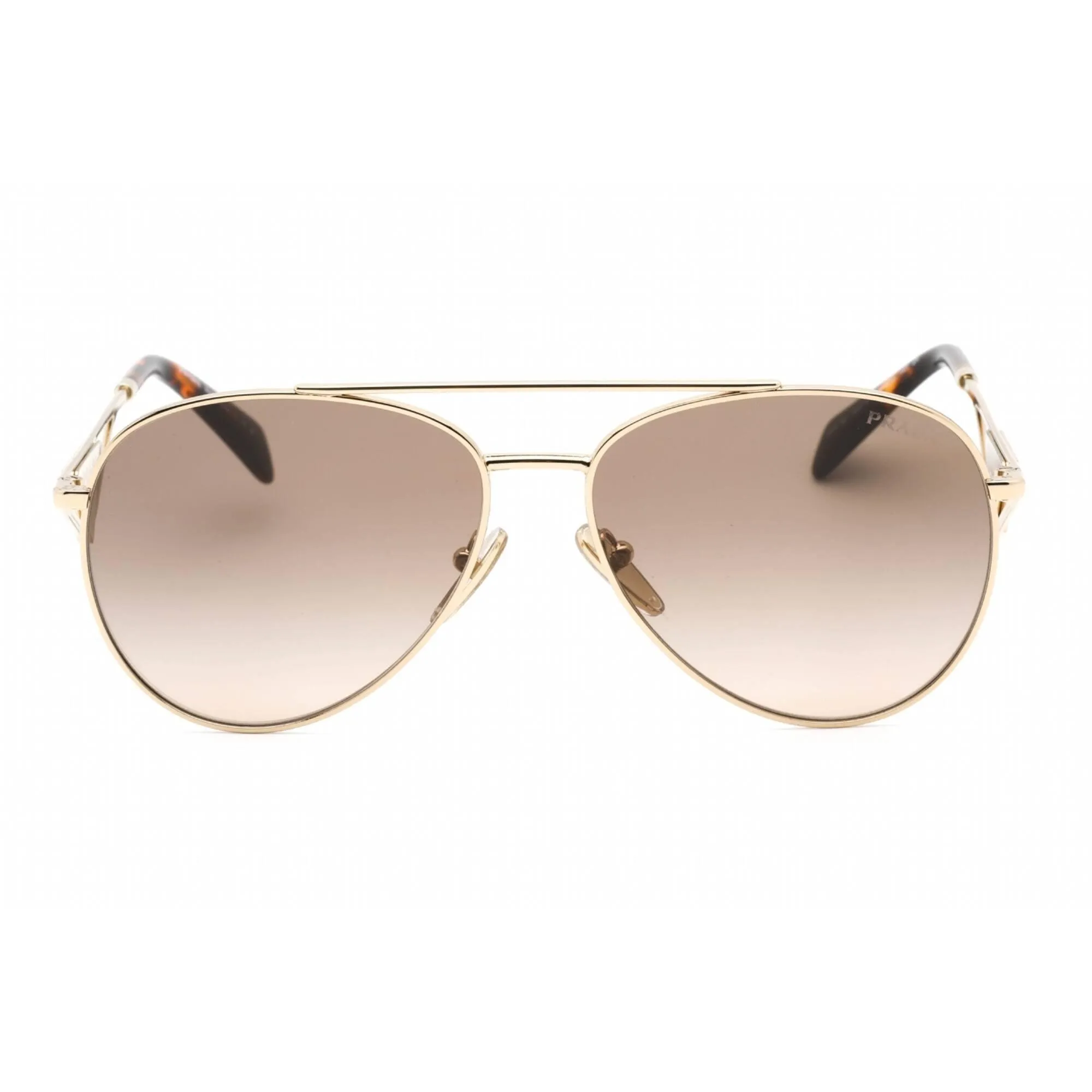 Prada Women's Sunglasses - Light Brown Gradient Light Gray Lens | 0PR 73ZS ZVN3D0