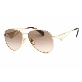 Prada Women's Sunglasses - Light Brown Gradient Light Gray Lens | 0PR 73ZS ZVN3D0