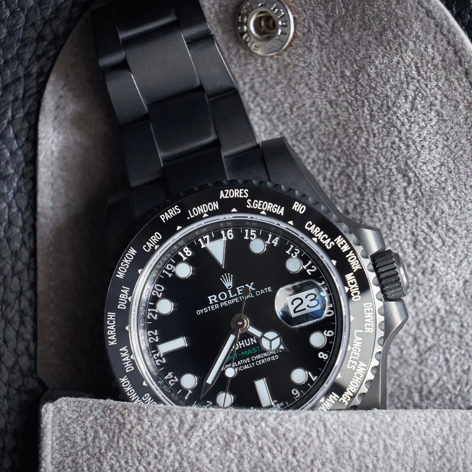 Pro Hunter World Time Stealth Watch