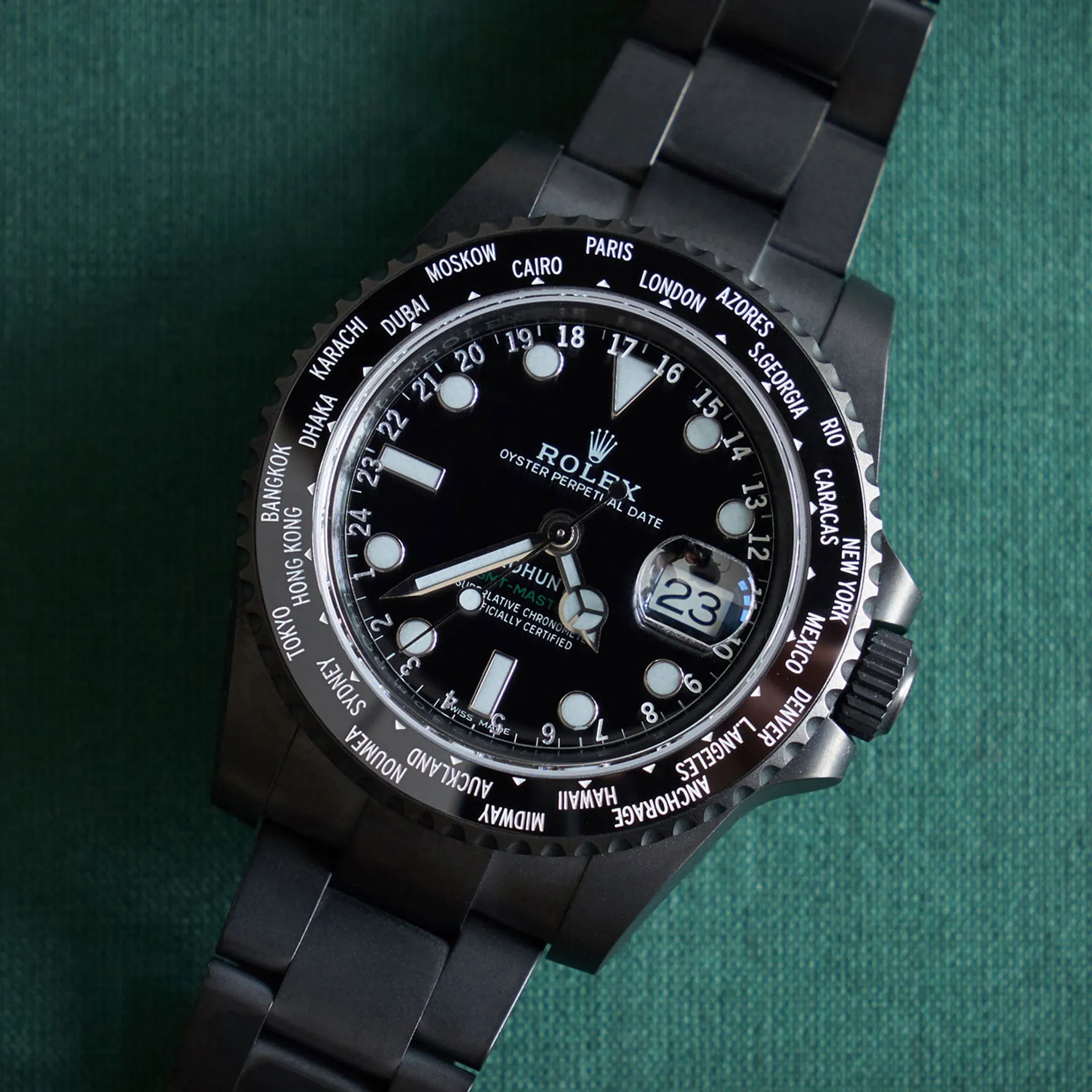 Pro Hunter World Time Stealth Watch