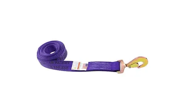 Purple Diamond Weave 8-Point Tie Down Kit Twisted Snap Hooks
