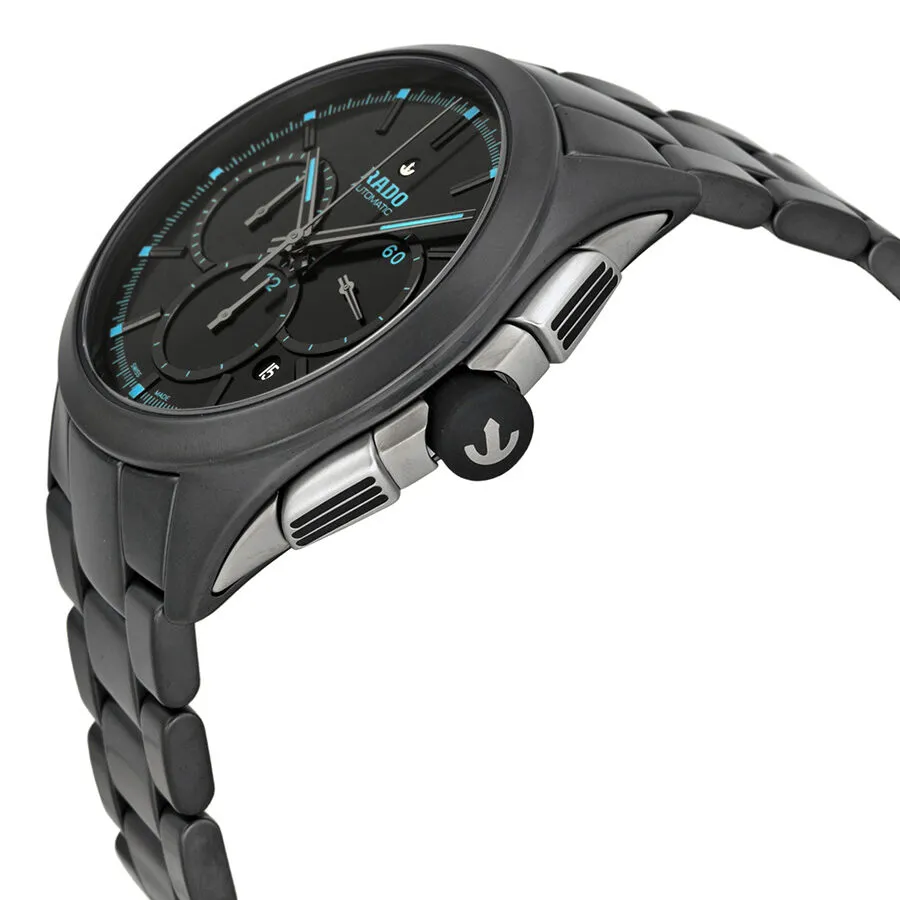Rado HyperChrome Automatic Chronograph Black Dial Black Ceramic Men's Watch R32525152