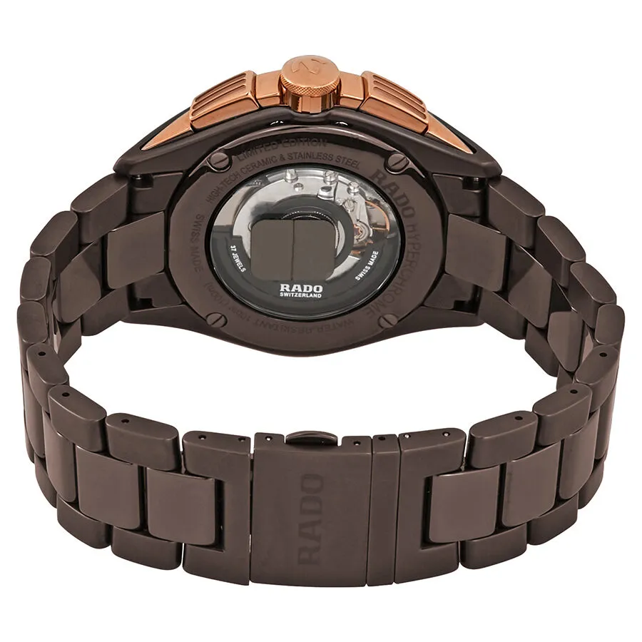 Rado HyperChrome Limited Edition Chronograph Automatic Brown Dial Men's XXL Watch R32175302