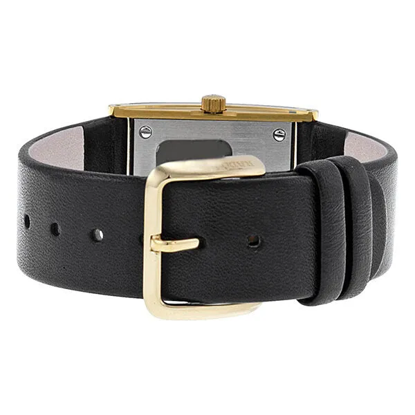 Rado Integral Black Dial Black Leather Ladies Watch R20789155