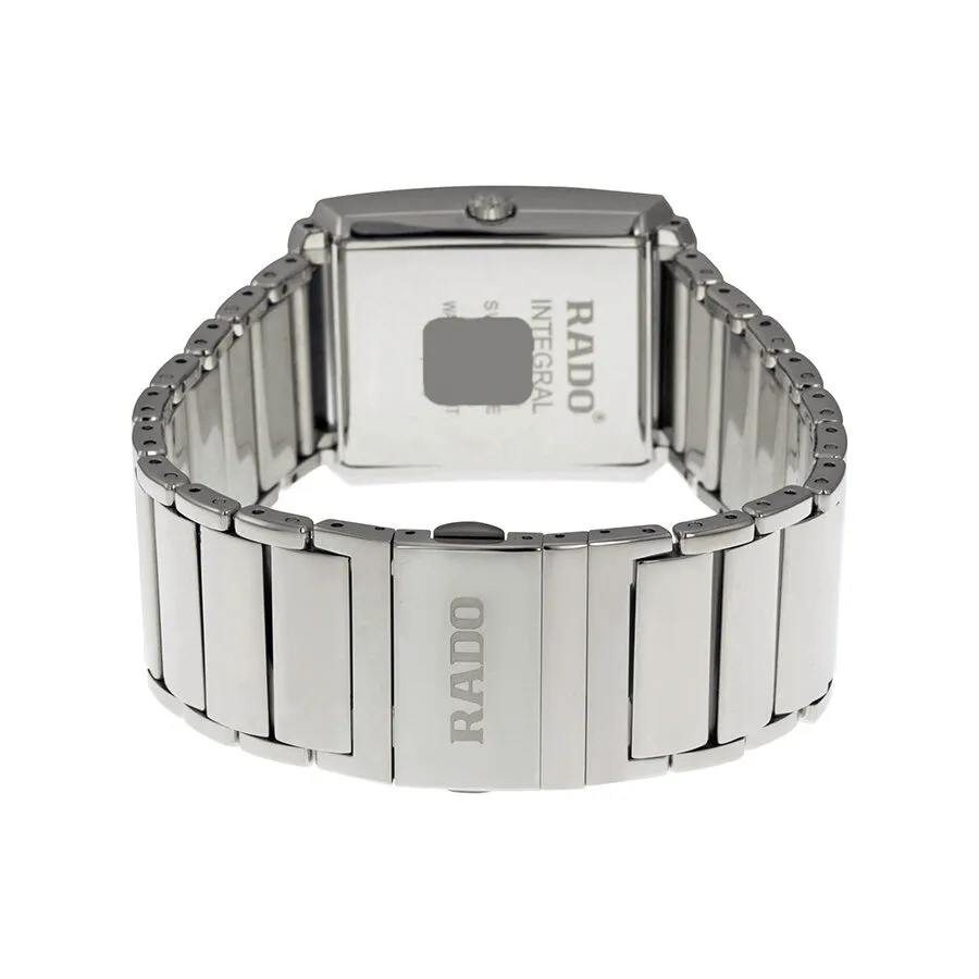 Rado Integral Black Dial Stainless Steel Men's Quartz Watch R20997713