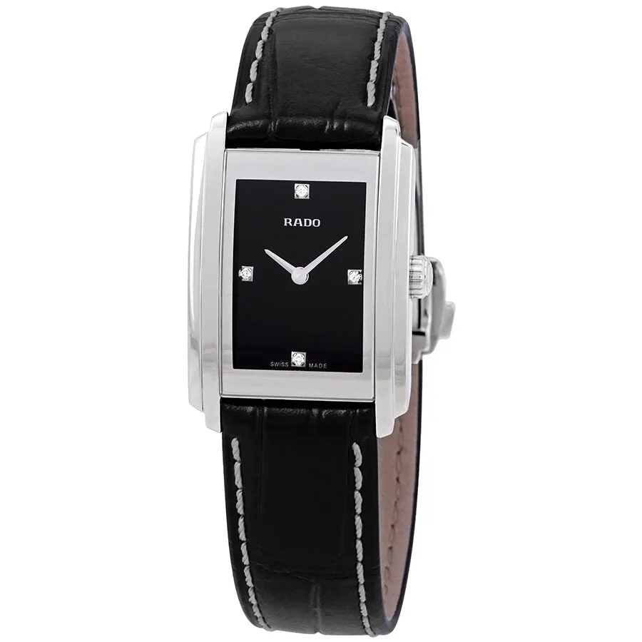 Rado Integral Diamond Black Dial Ladies Watch R20213715
