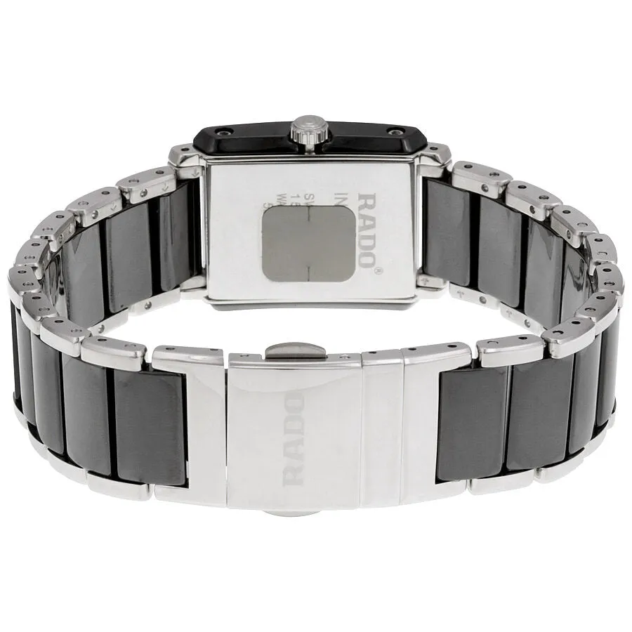 Rado Integral Quartz Black Dial Black Ceramic Ladies Watch R20613712