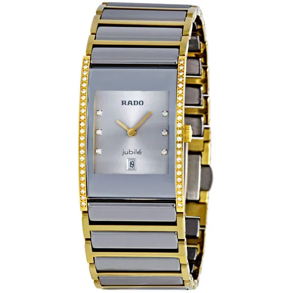 Rado Integral Quartz Platinum-Tone/Gold-tone DiamondWatch R20794702