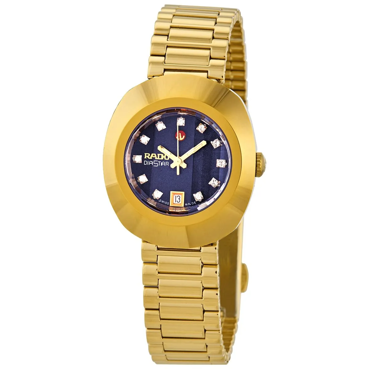 Rado The Original Automatic Diamond Blue Dial Ladies Watch R12416523