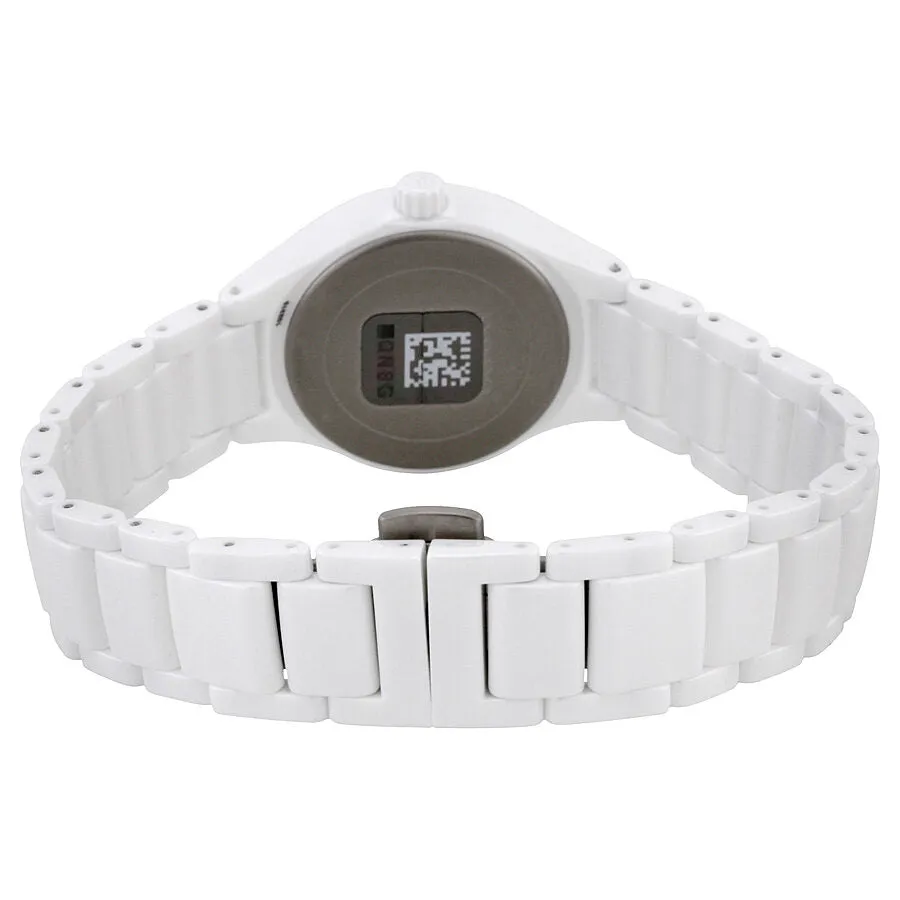 Rado True High-tech White Ceramic Diamond Ladies Watch R27061712