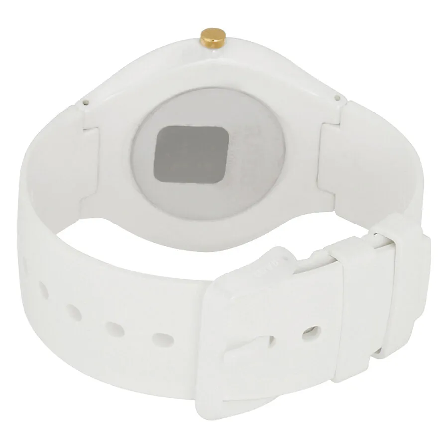 Rado True Thinline White Diamond Dial White Rubber Ladies Watch R27957709