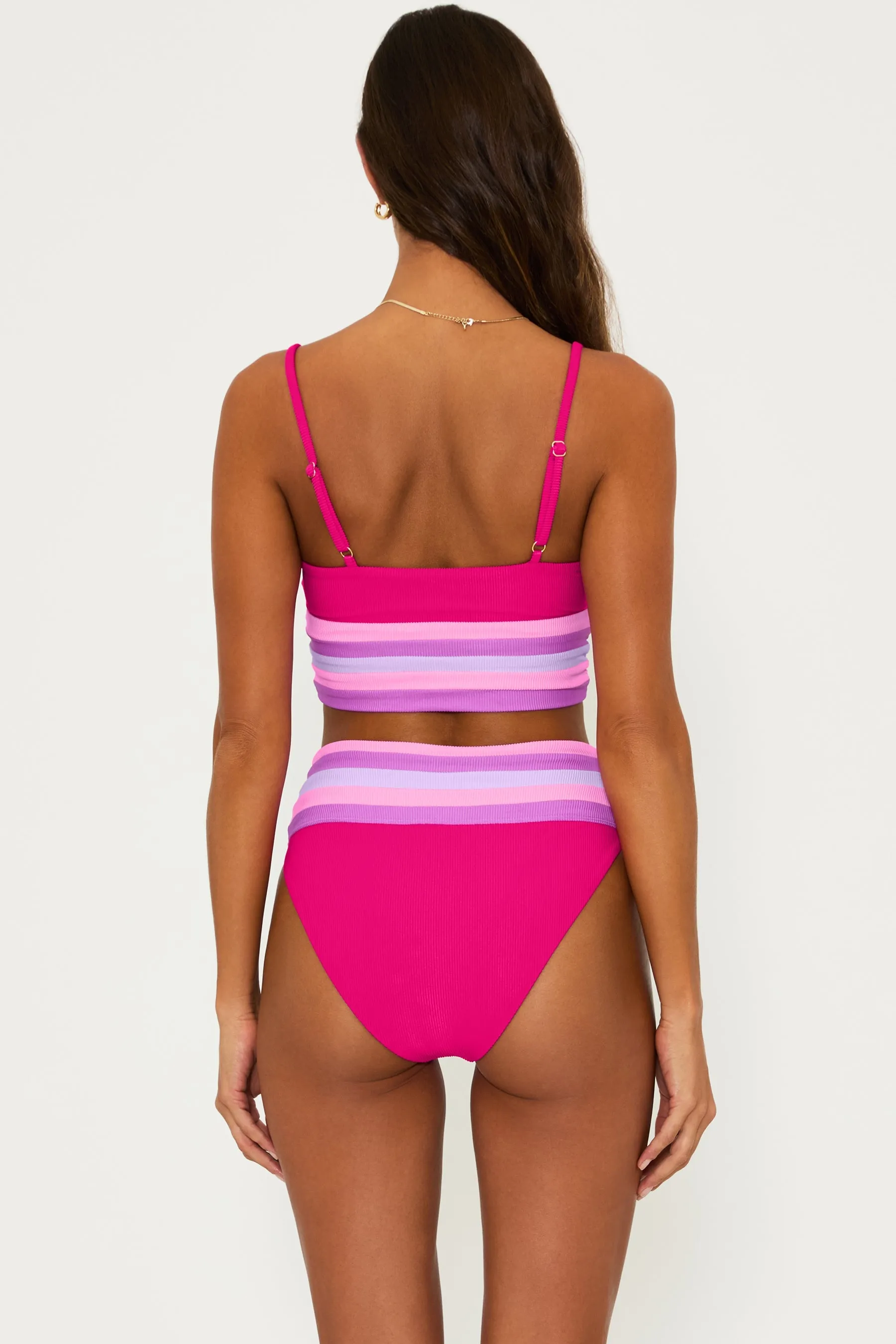 Raspberry Colorblock Millie Bottom