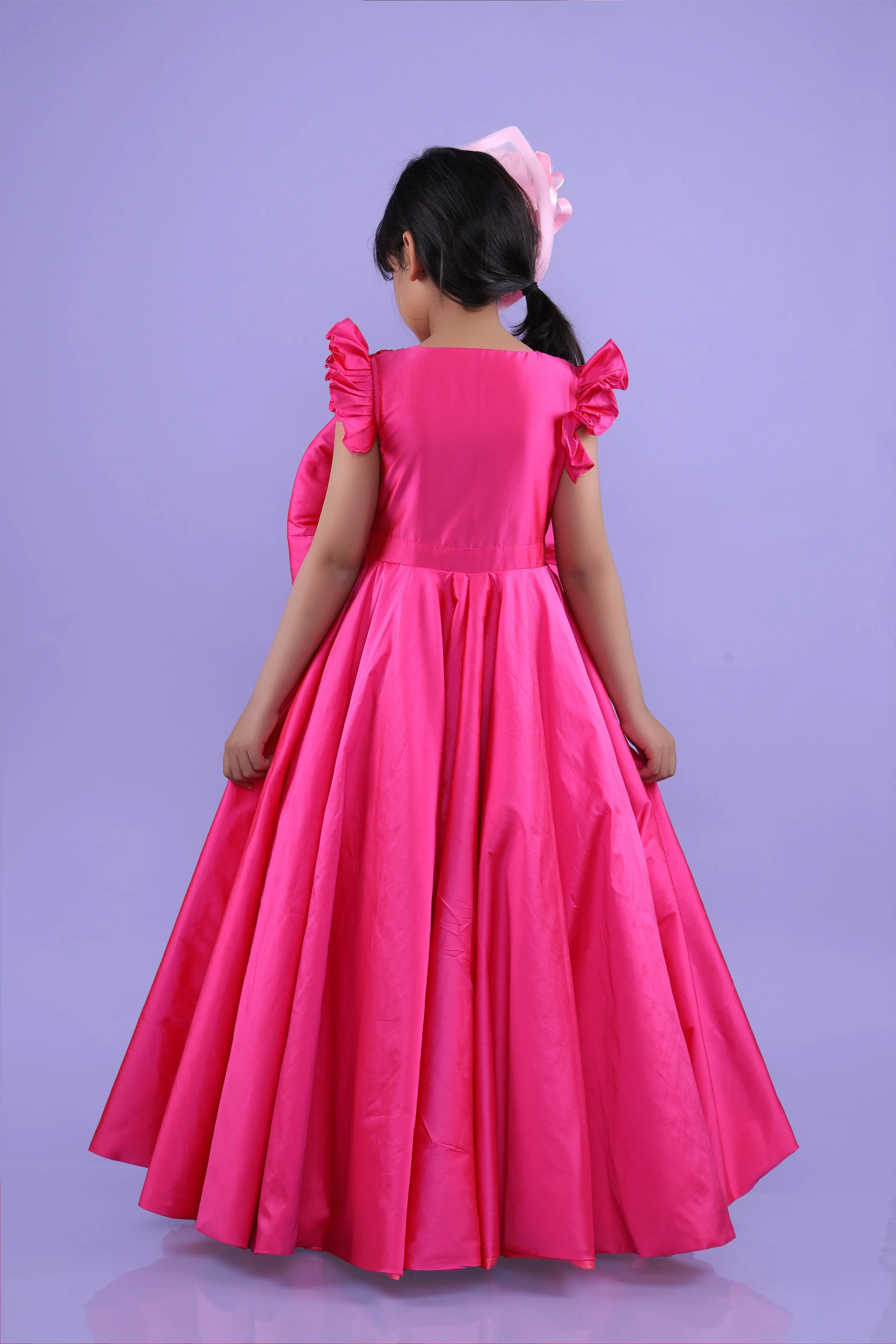 Raspberry Crush Bow Gown
