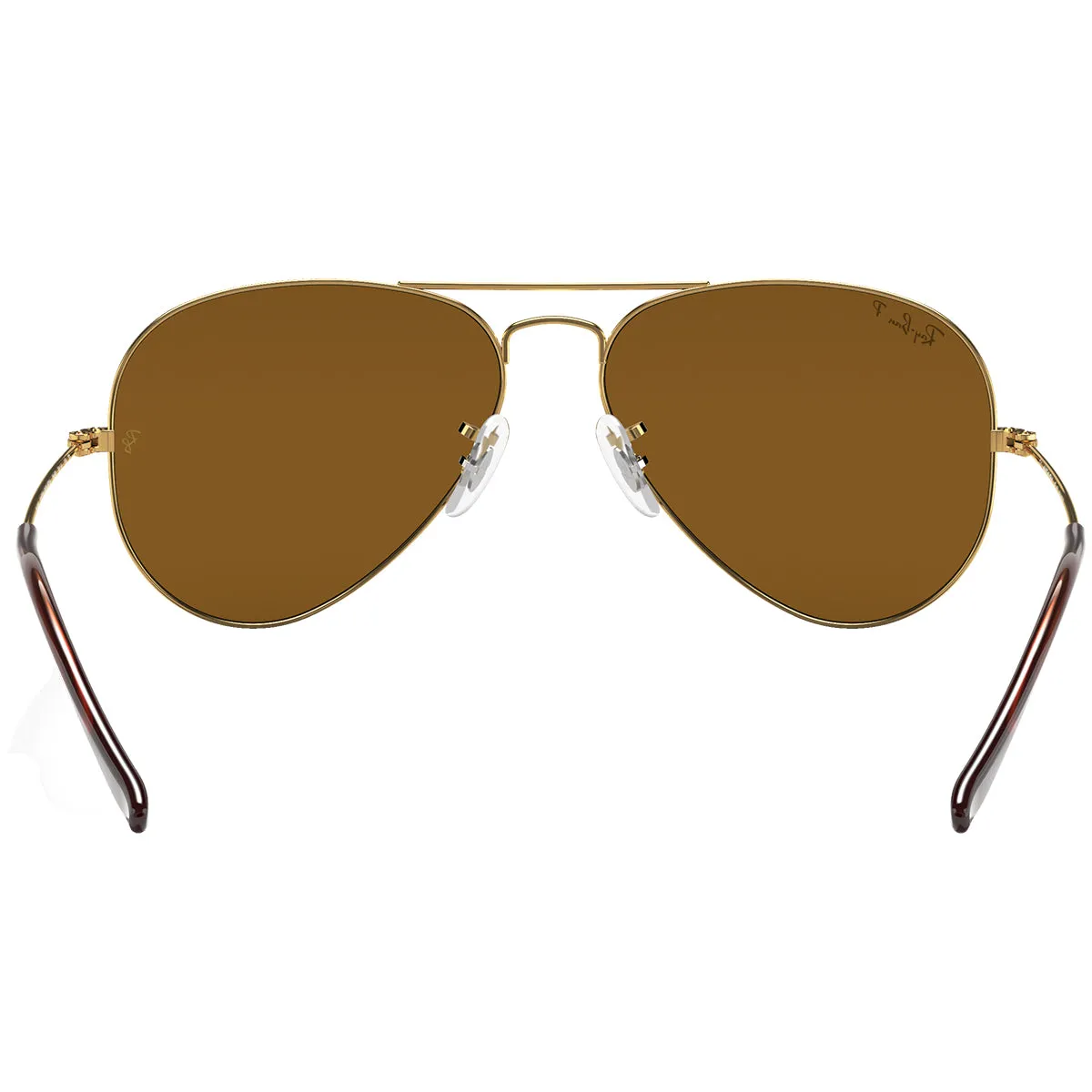 Ray-Ban Aviator Classic Polarized Sunglasses - Polished Gold/Brown