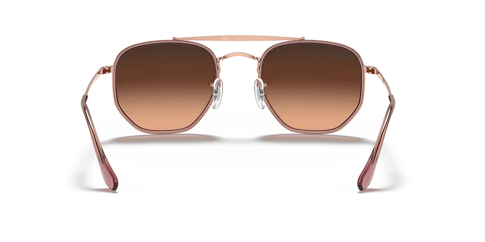 Ray Ban The Marshal Ii Rb3648M Copper Pink Gradient Brown Sunglasses