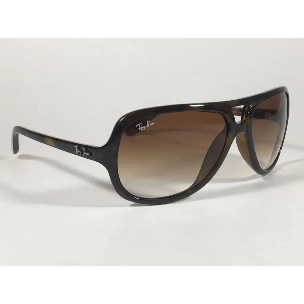 Ray-Ban Turbo Aviator Sunglasses Havana Brown with Brown Gradient Men's RB4162 710/51