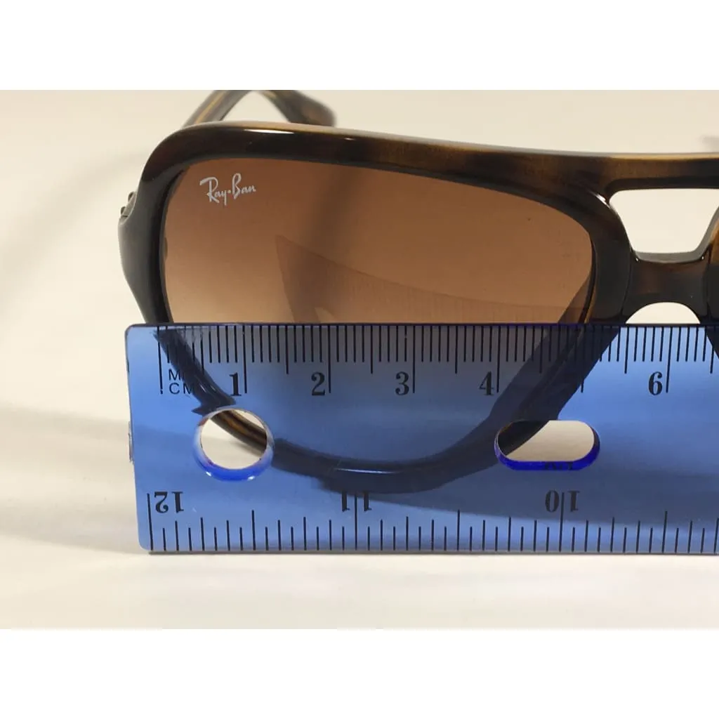 Ray-Ban Turbo Aviator Sunglasses Havana Brown with Brown Gradient Men's RB4162 710/51