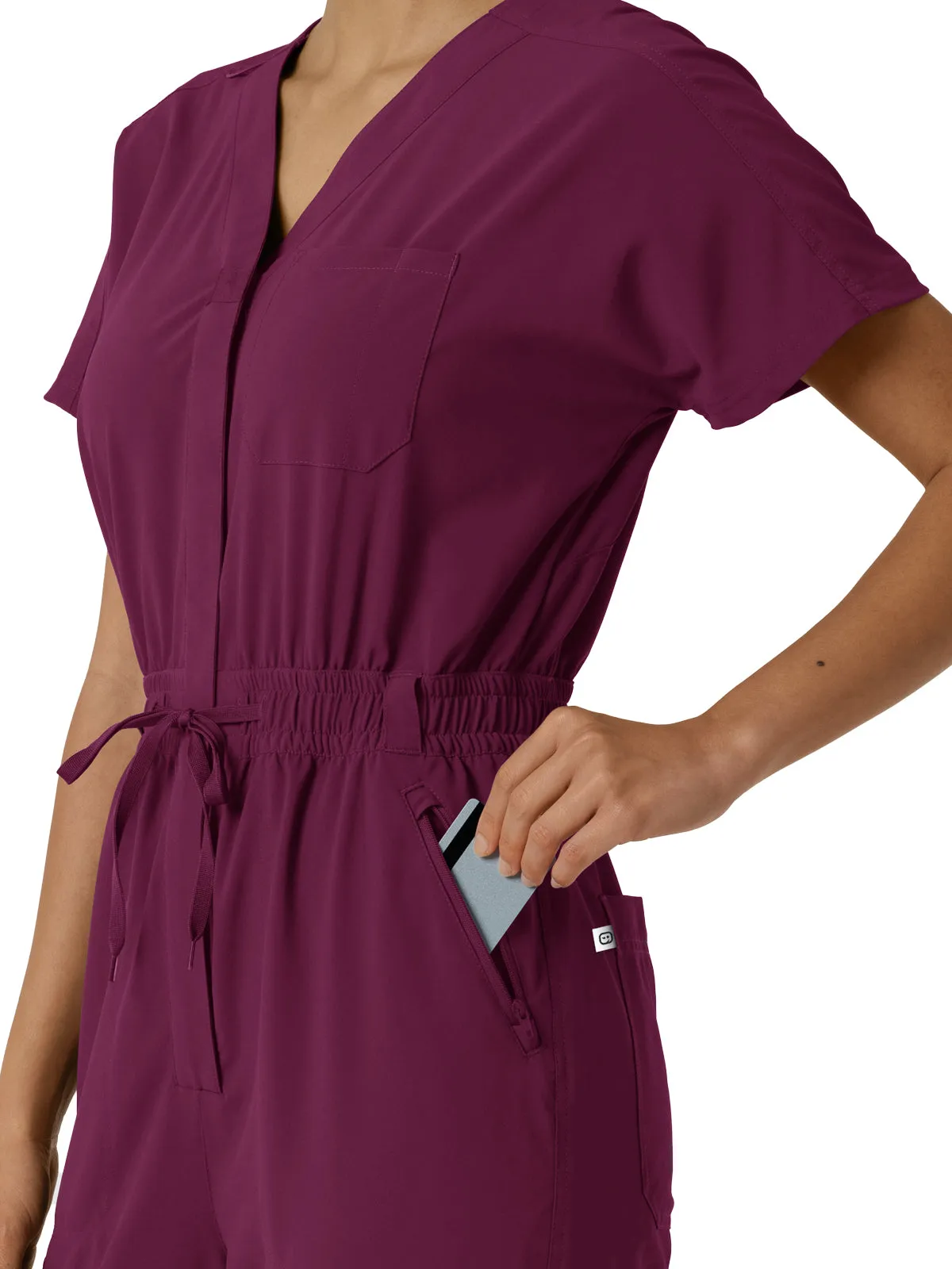Renew - Women's Cargo Jogger Scrub Jumpsuit