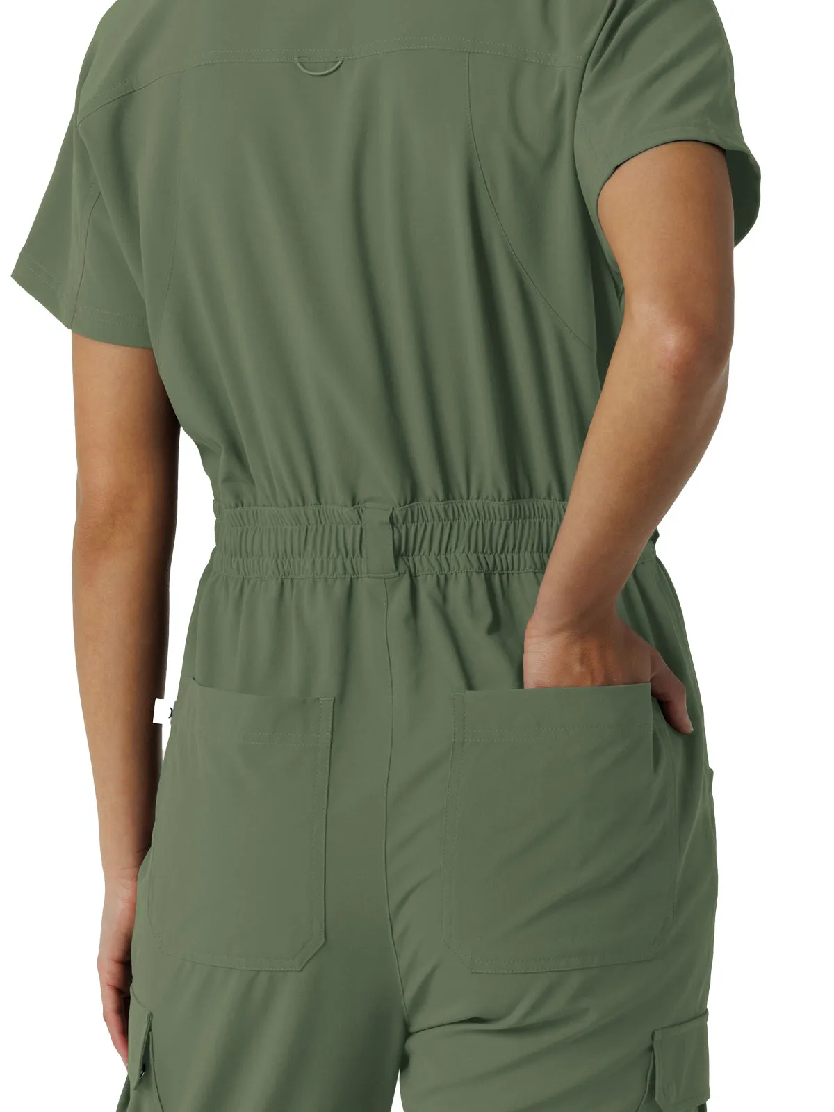 Renew - Women's Cargo Jogger Scrub Jumpsuit