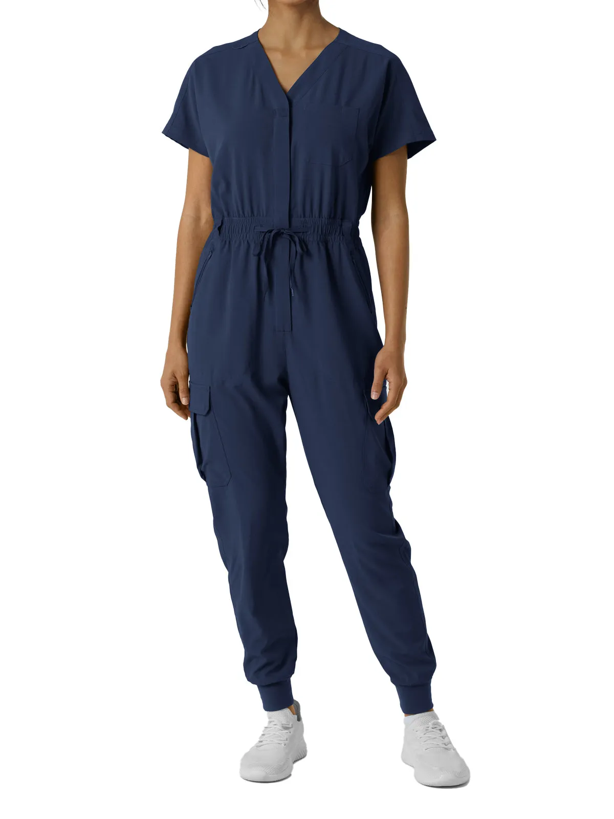 Renew - Women's Cargo Jogger Scrub Jumpsuit