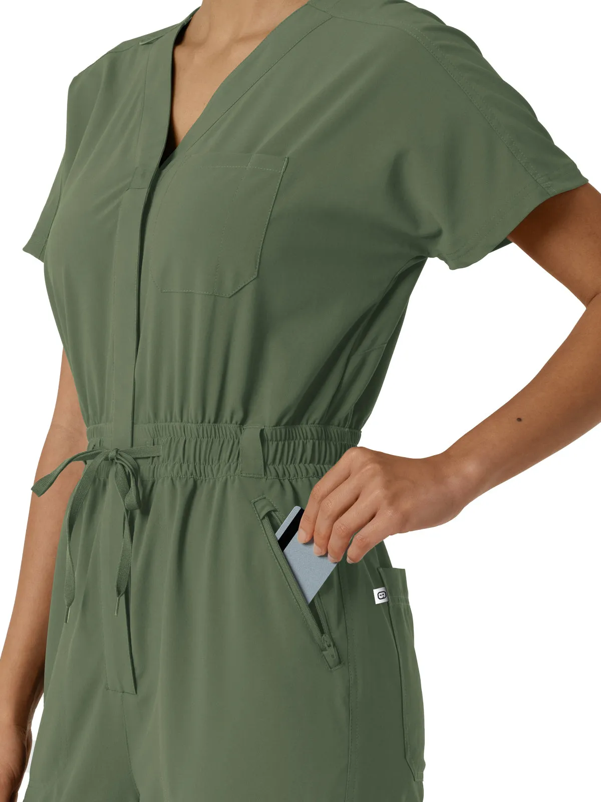 Renew - Women's Cargo Jogger Scrub Jumpsuit