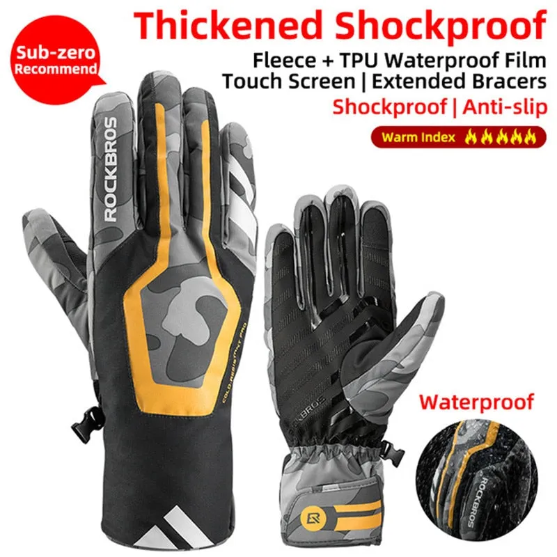 ROCKBROS Winter Fleece Gloves