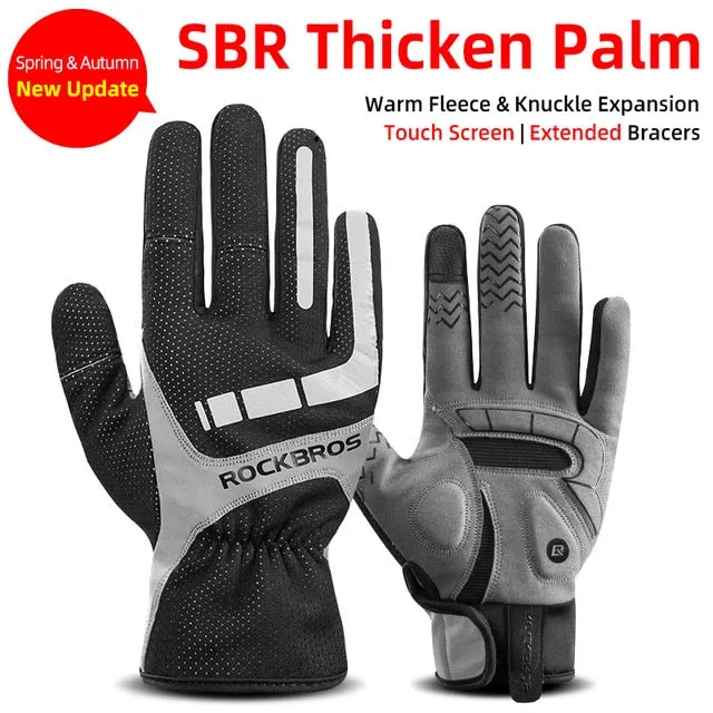 ROCKBROS Winter Fleece Gloves