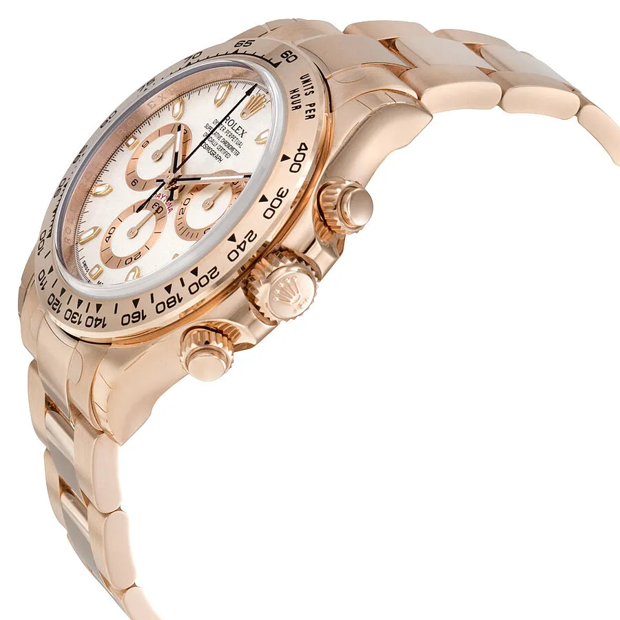 Rolex Cosmograph Daytona Ivory Dial 18K Everose Gold Oyster Bracelet Automatic Men's Watch 116505IVSO