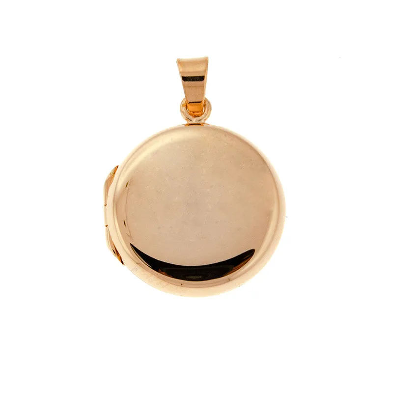 Rose Gold Round Locket