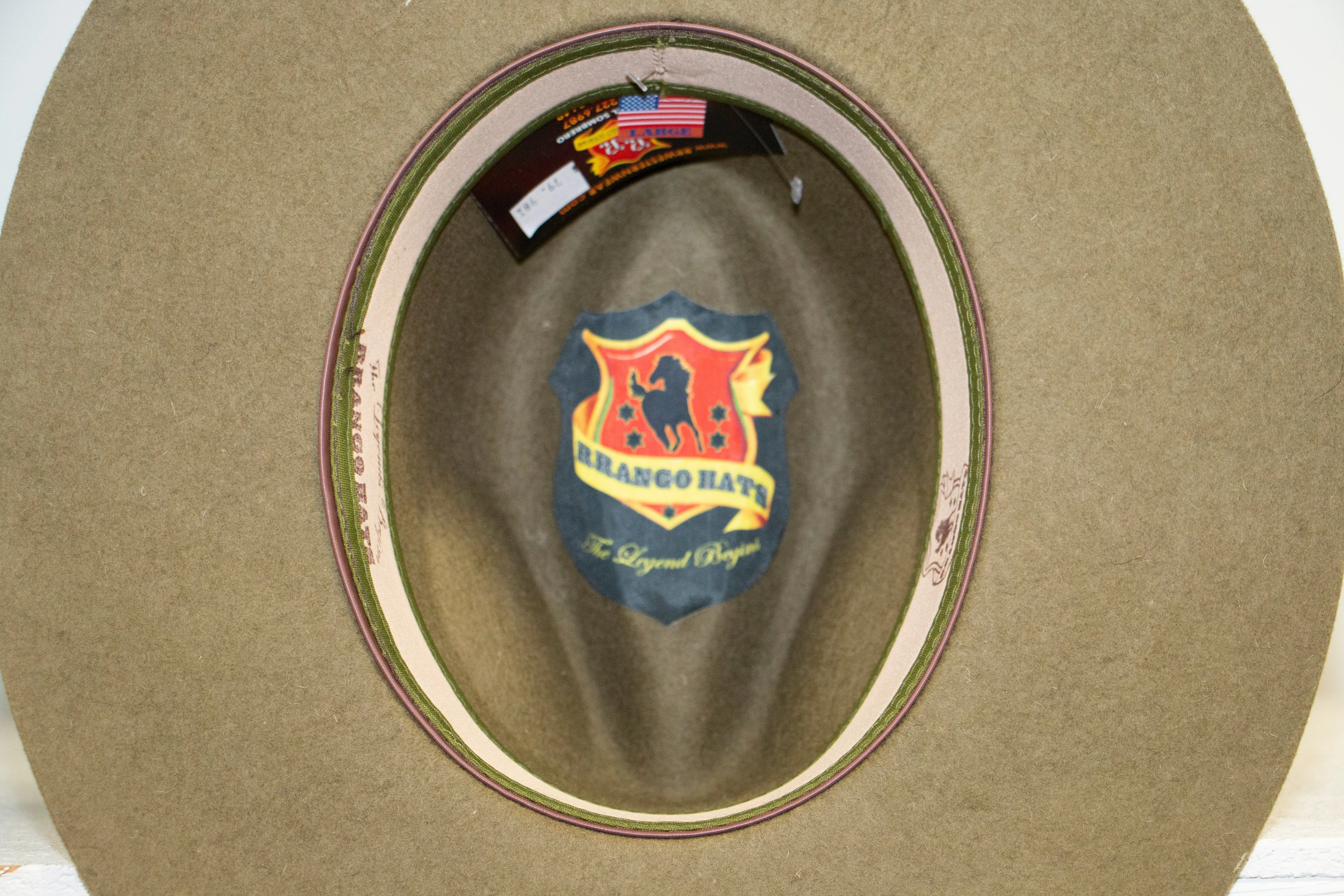 RRango Womens "Bella" Pinch Crown Wool Cowgirl Hat - Forest